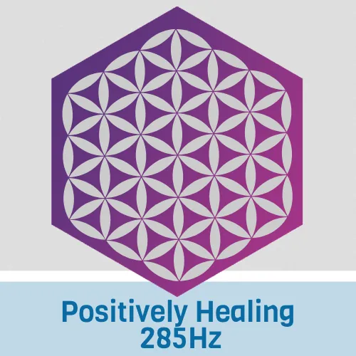 Positively Healing 285Hz -om logo