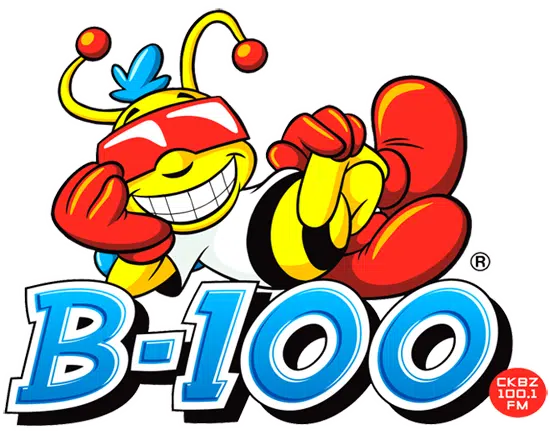 CKBZ-FM 100.1 "B-100" Kamloops, BC logo