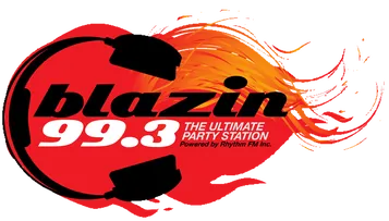 BLAZIN 99.3FM logo