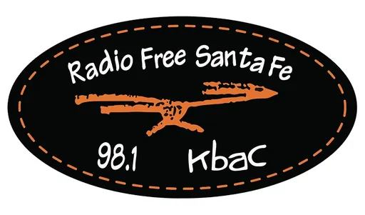 KBAC 98.1 Radio Free Santa Fe logo