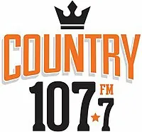 CJXR 107.7 "Country 107" Steinbach, MB logo