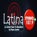 LATINA STEREO 107.9 FM logo