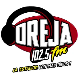 OREJA FM 102.5 (Obregón) - 102.5 FM - XHIQ-FM - Grupo AS Comunicación - Obregón, Sonora logo
