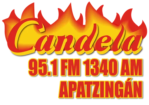 Candela (Apatzingán) - 95.1 FM / 1340 AM - XHAPM-FM / XEAPM-AM - Cadena RASA - Apatzingán, Michoacán logo