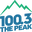 100.3 The Peak logo