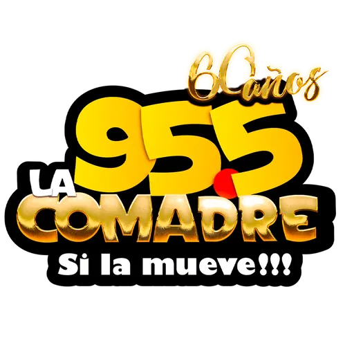 LA COMADRE 95.5 (Ciudad del Carmen) - 95.5 FM - XHPCAR-FM - Grupo SIPSE Radio - Ciudad del Carmen, Campeche logo