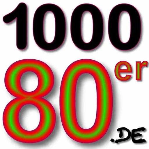 1000 80er - laut.fm logo