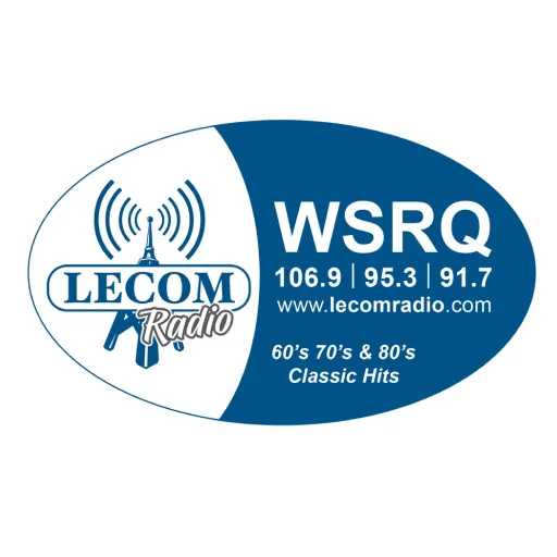 LECOM Radio WSRQ-FM logo