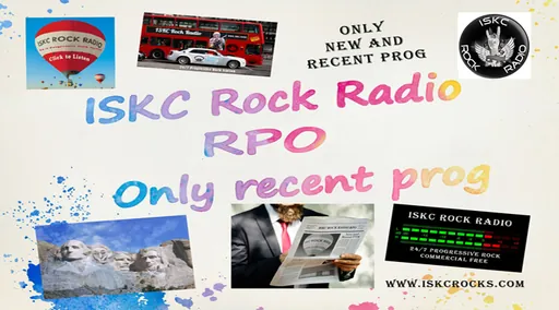 ISKC Rock Radio RPO (Recent Prog Only) logo