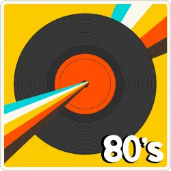 Radios 100FM - 100% 80s logo