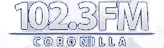 102.3 FM CORONILLA logo