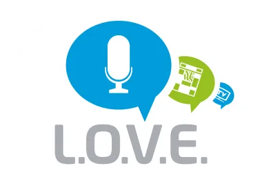 L.O.V.E. (Lokale Omroep Volendam Edam) logo