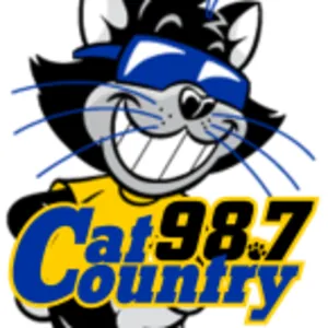 Cat Country 98.7 (WYCT) logo