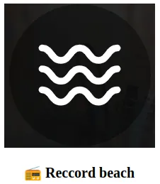 📻 Reccord beach logo