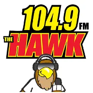 104.9 The Hawk logo