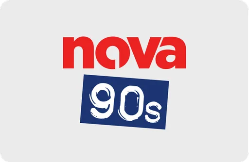 Nova 90s (AAC+ 320k) logo